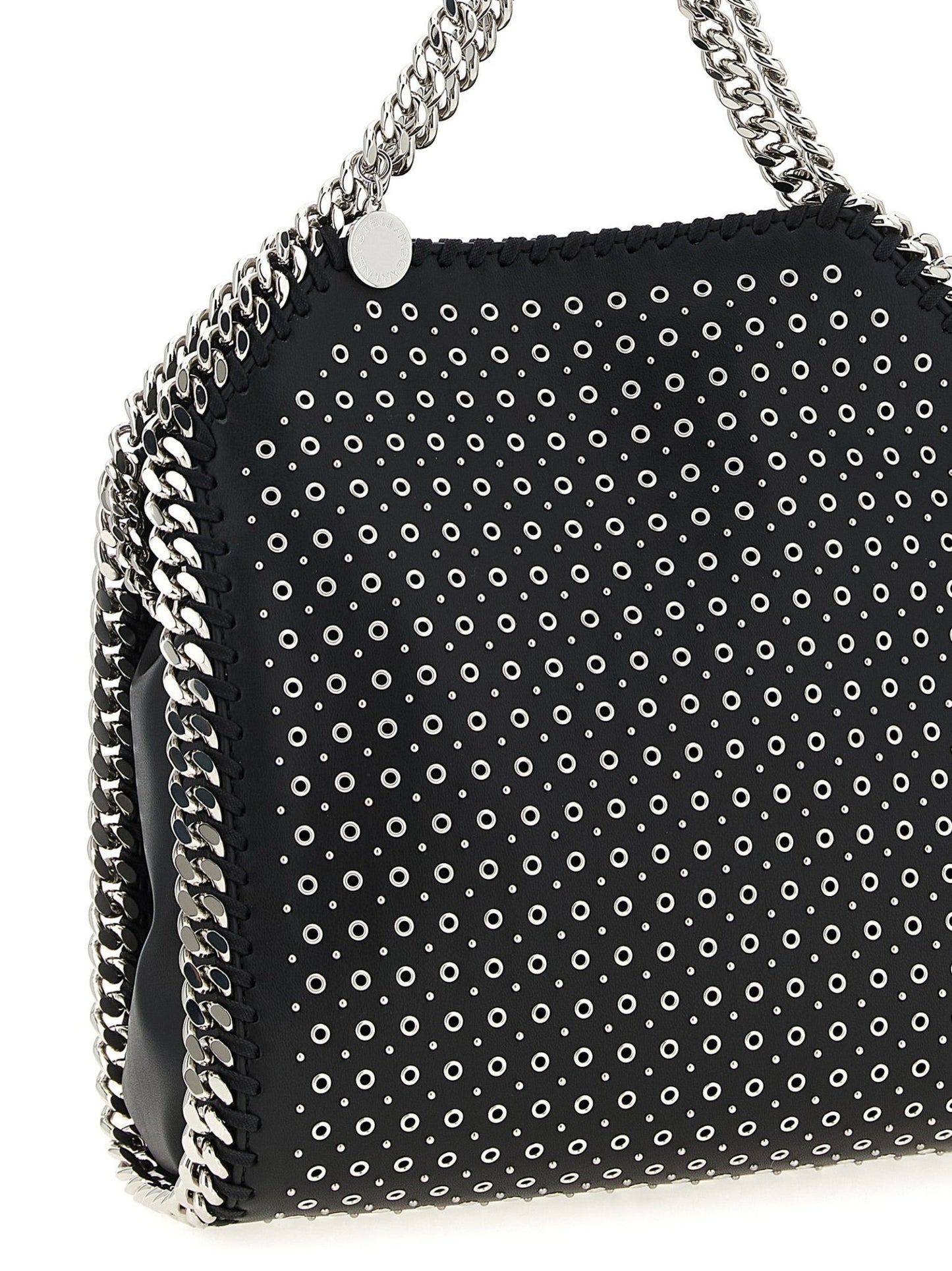Stella McCartney Black Polyester Handbag - HBPS Beauty & Fashion