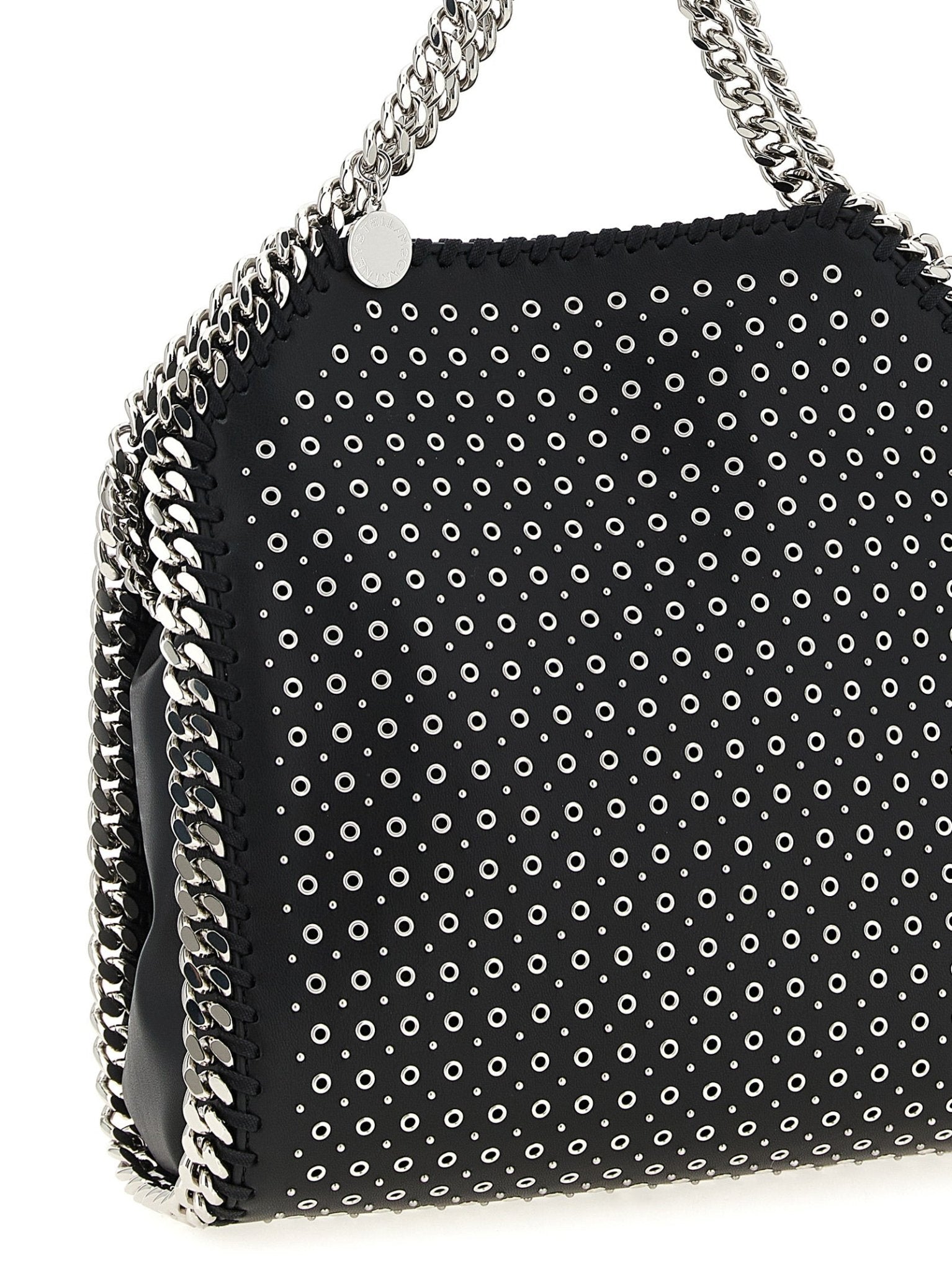 Stella McCartney Black Polyester Handbag - HBPS Beauty & Fashion