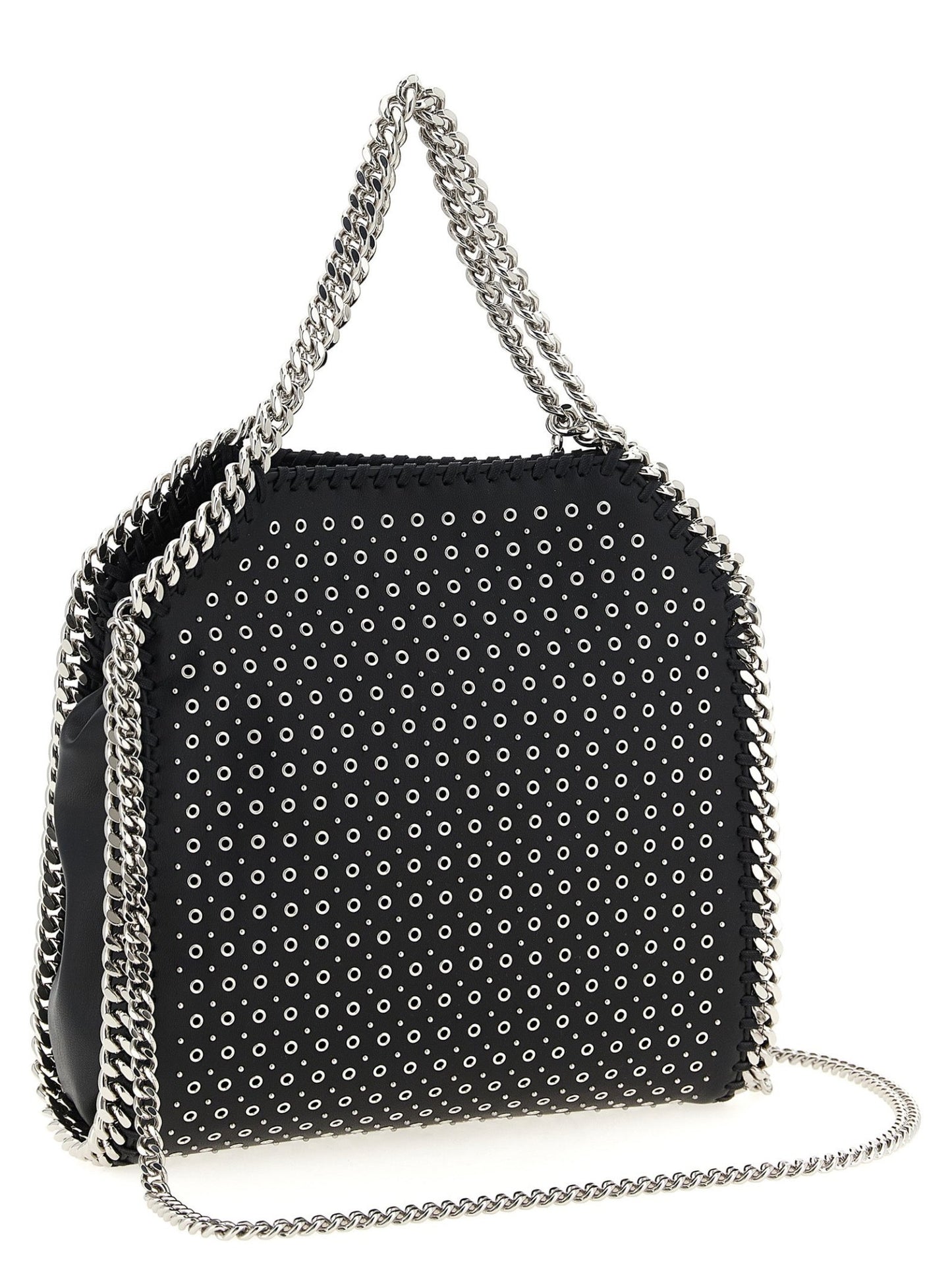 Stella McCartney Black Polyester Handbag - HBPS Beauty & Fashion