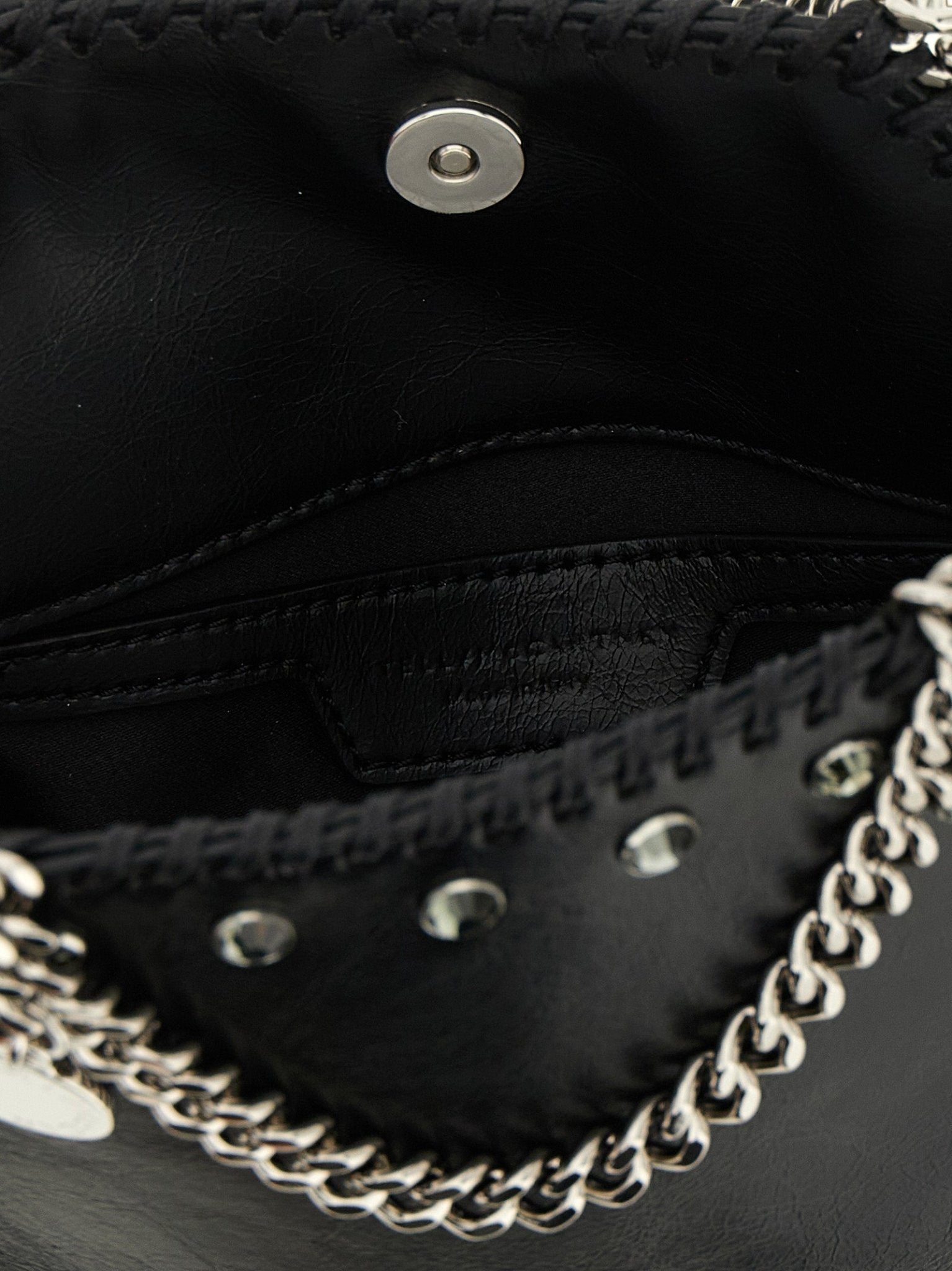 Stella McCartney Black Polyester Handbag - HBPS Beauty & Fashion