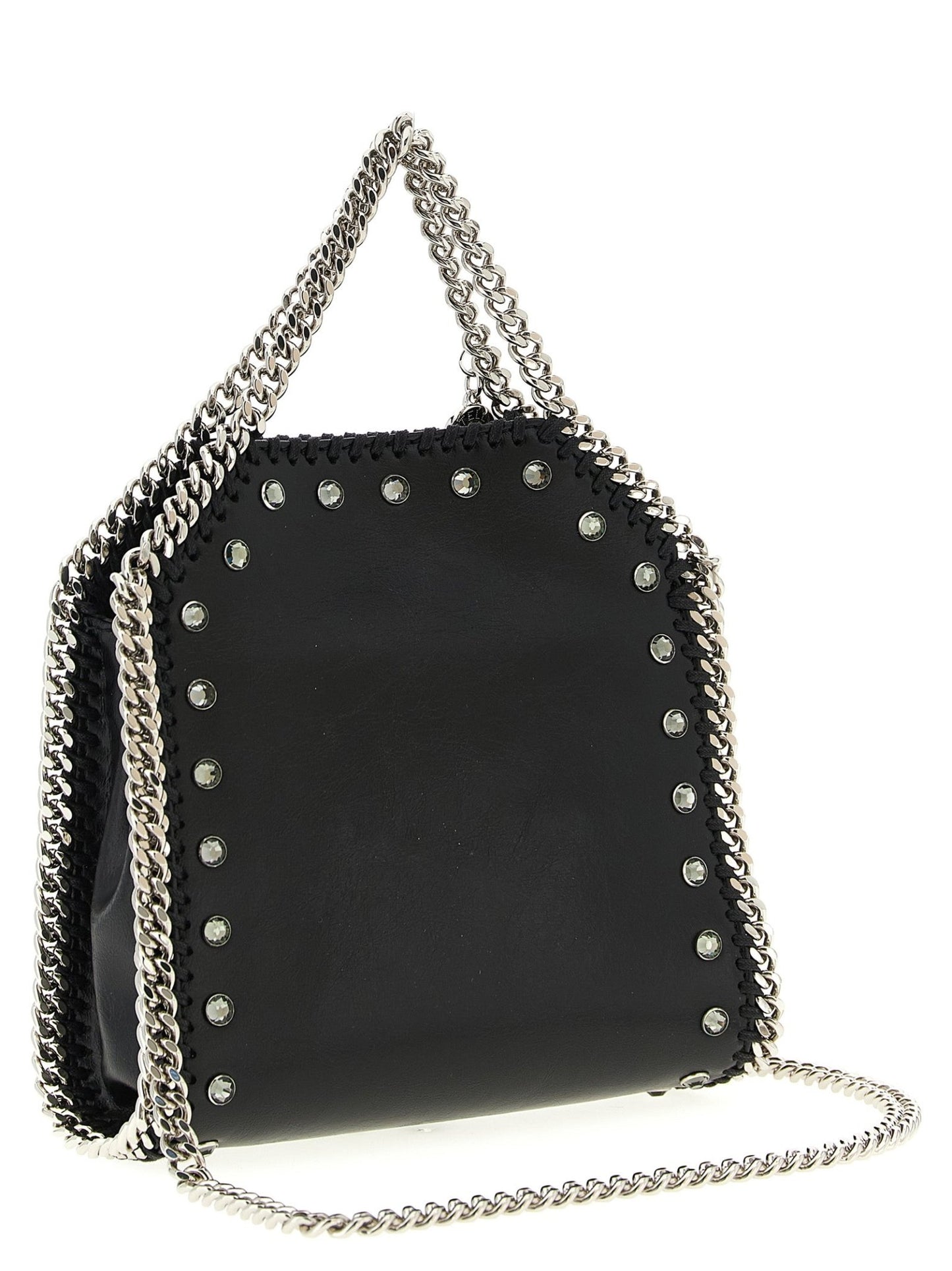 Stella McCartney Black Polyester Handbag - HBPS Beauty & Fashion