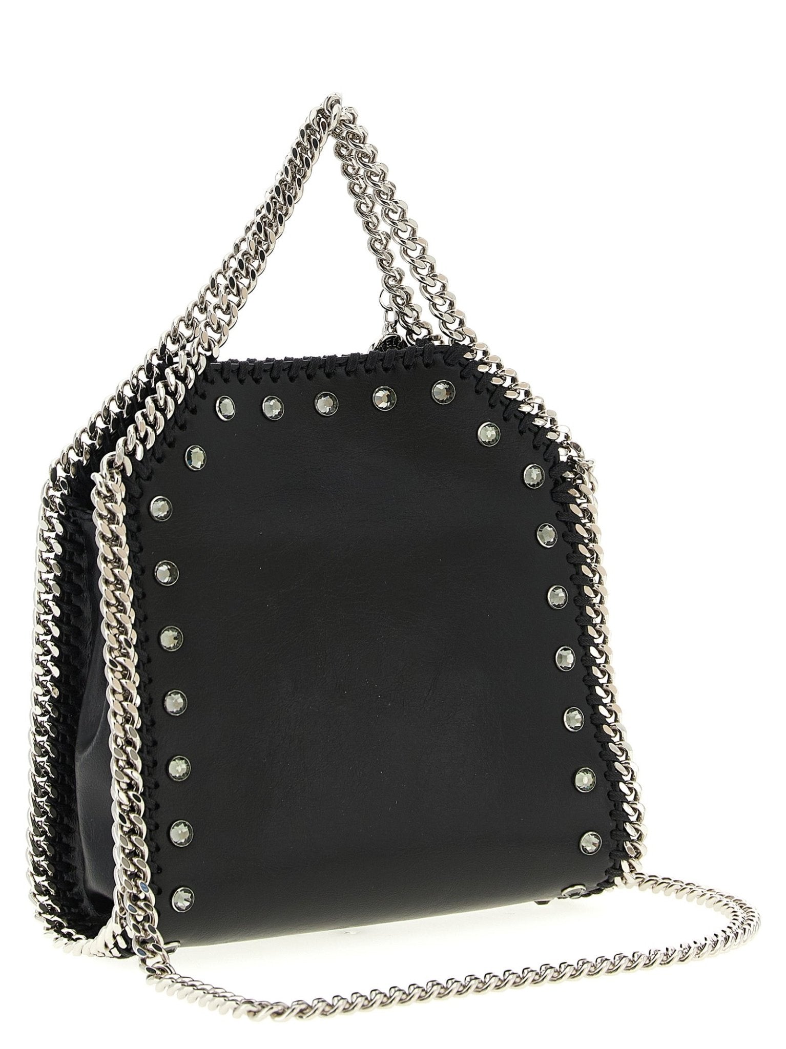 Stella McCartney Black Polyester Handbag - HBPS Beauty & Fashion