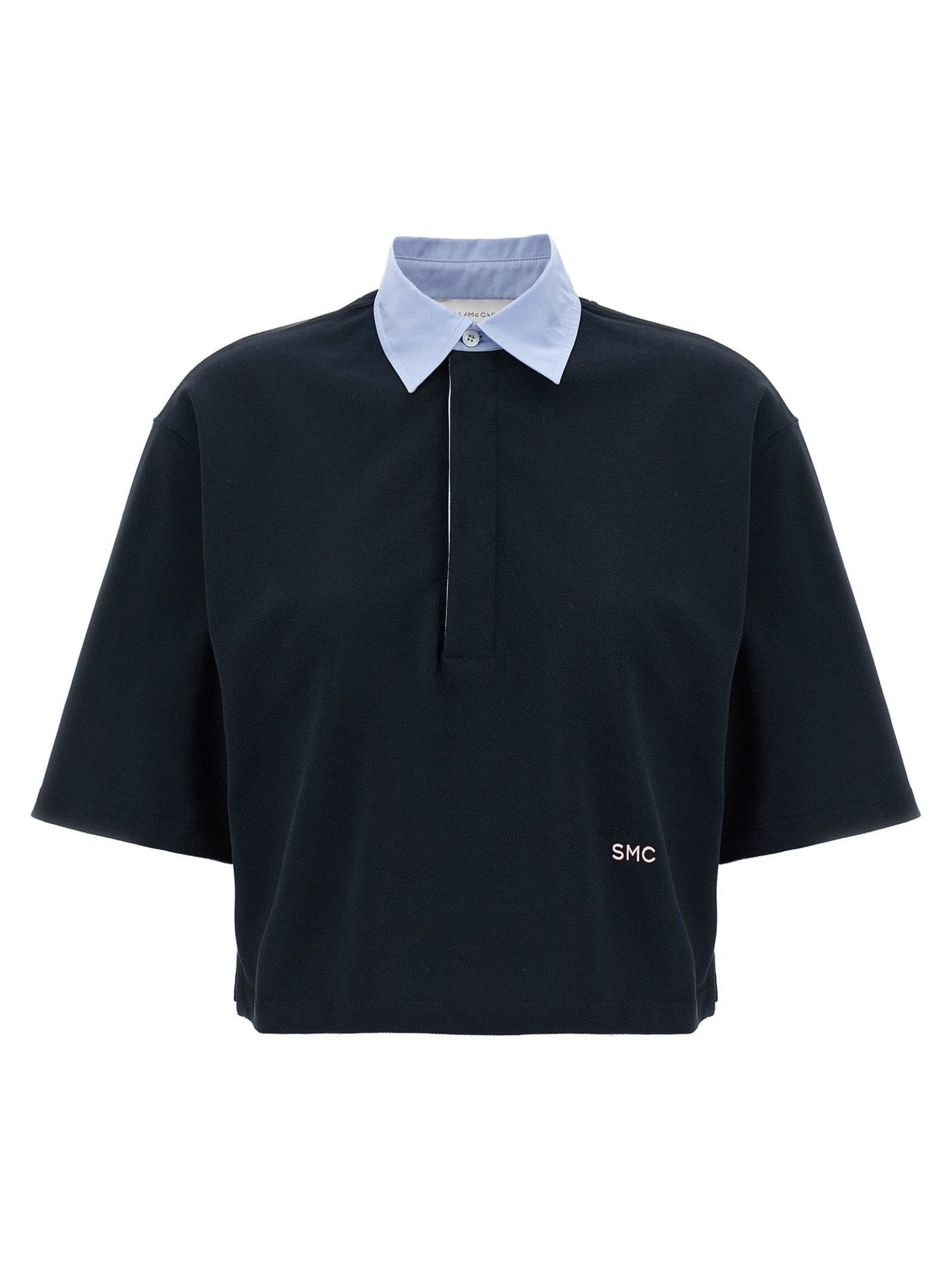 Stella McCartney Blue Cotton Polo Shirt - HBPS Beauty & Fashion