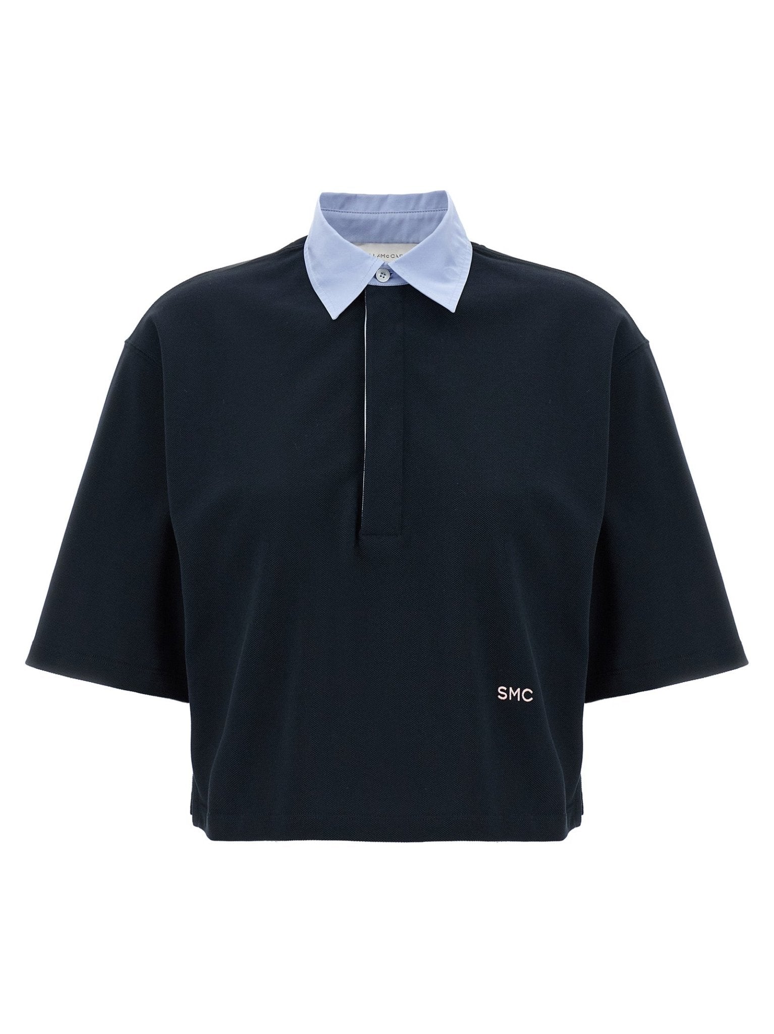 Stella McCartney Blue Cotton Polo Shirt - HBPS Beauty & Fashion