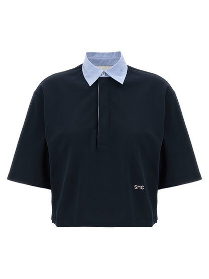 Stella McCartney Blue Cotton Polo Shirt - HBPS Beauty & Fashion