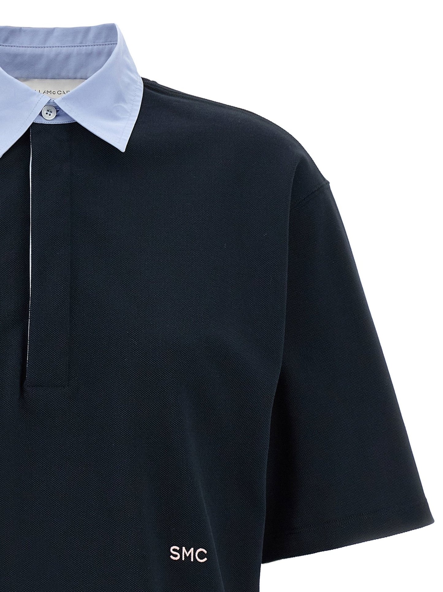 Stella McCartney Blue Cotton Polo Shirt - HBPS Beauty & Fashion
