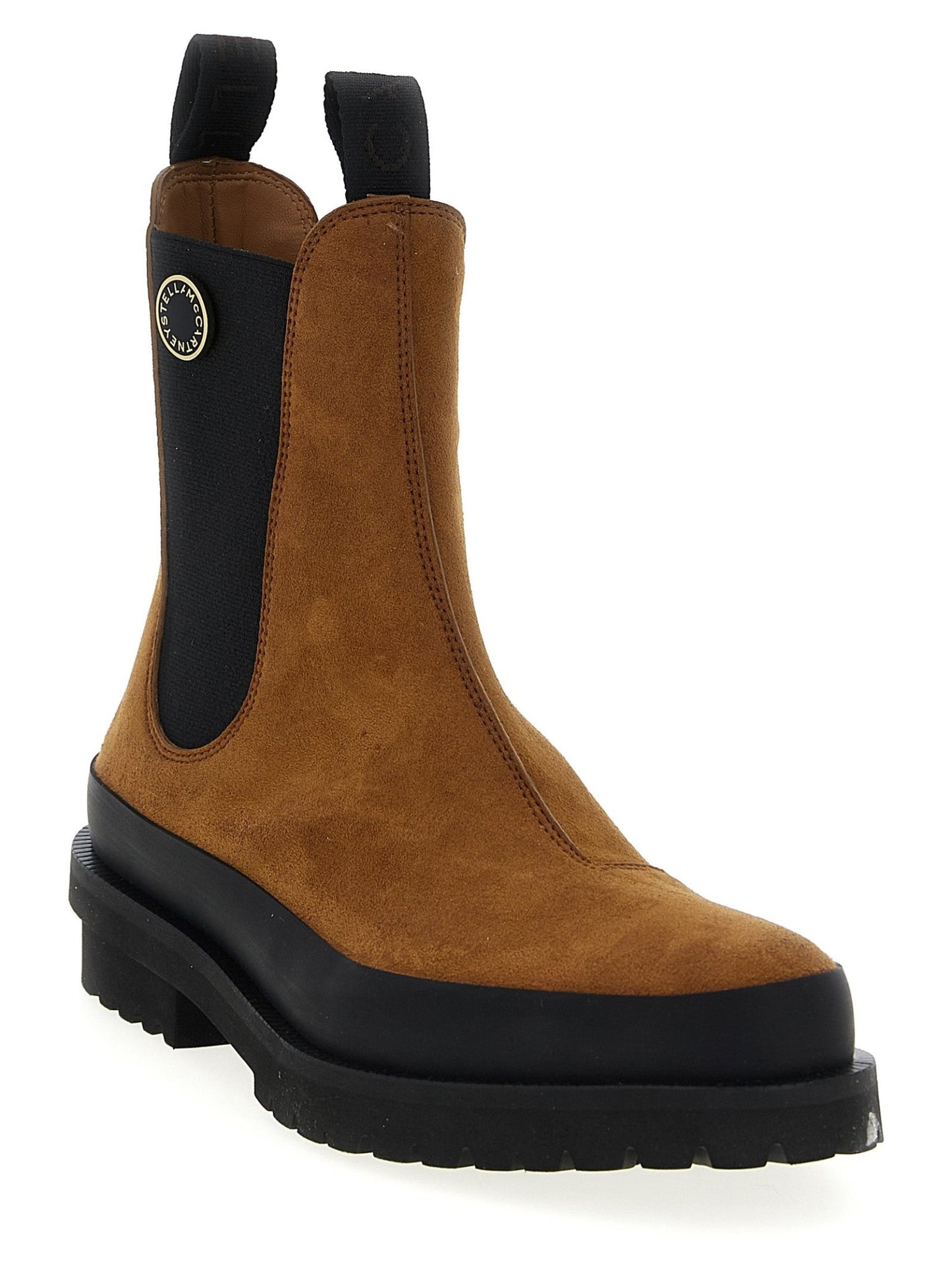 Stella McCartney Brown Viscose Ankle Boots - HBPS Beauty & Fashion