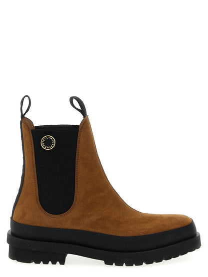 Stella McCartney Brown Viscose Ankle Boots - HBPS Beauty & Fashion