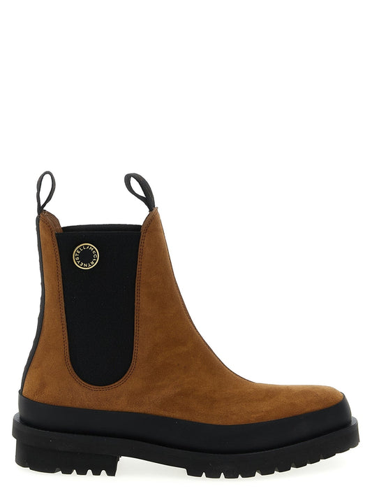 Stella McCartney Brown Viscose Ankle Boots - HBPS Beauty & Fashion