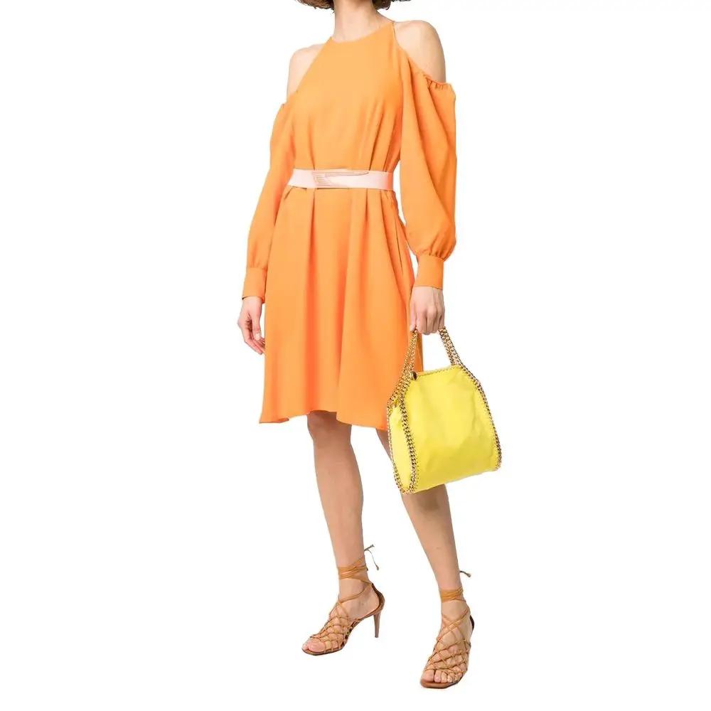 Stella McCartney Orange Viscose Casual Dress - HBPS Beauty & Fashion