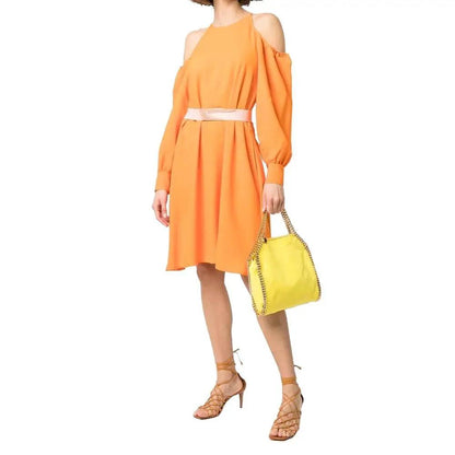 Stella McCartney Orange Viscose Casual Dress - HBPS Beauty & Fashion