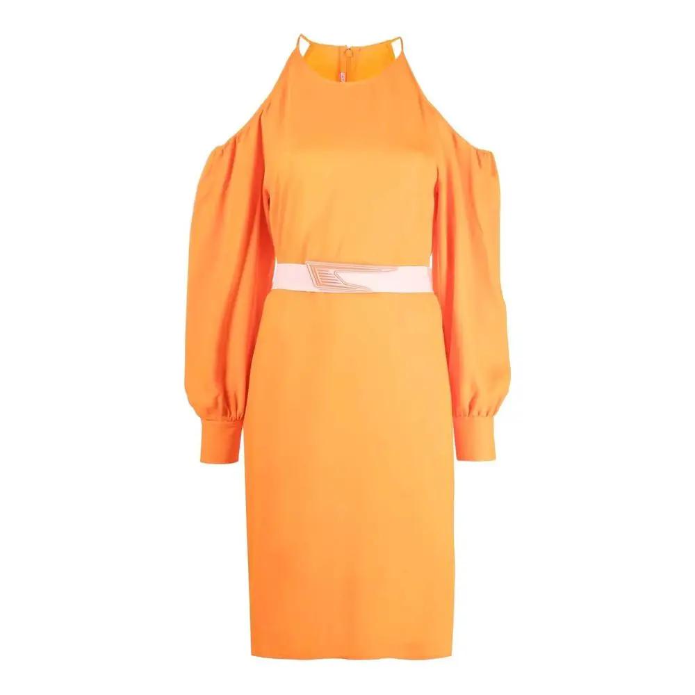 Stella McCartney Orange Viscose Casual Dress - HBPS Beauty & Fashion