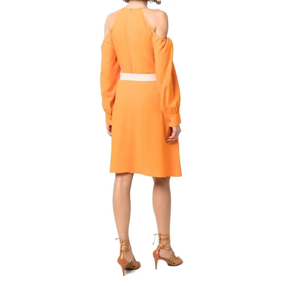 Stella McCartney Orange Viscose Casual Dress - HBPS Beauty & Fashion