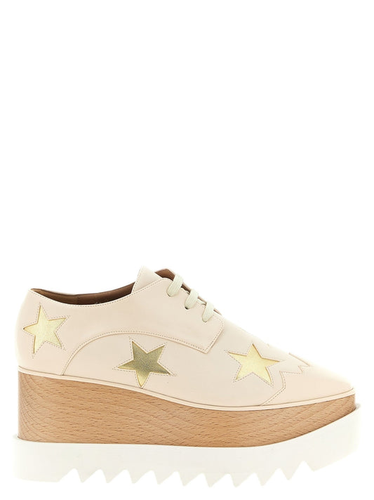 Stella McCartney White Polyester Wedge Sandals - HBPS Beauty & Fashion