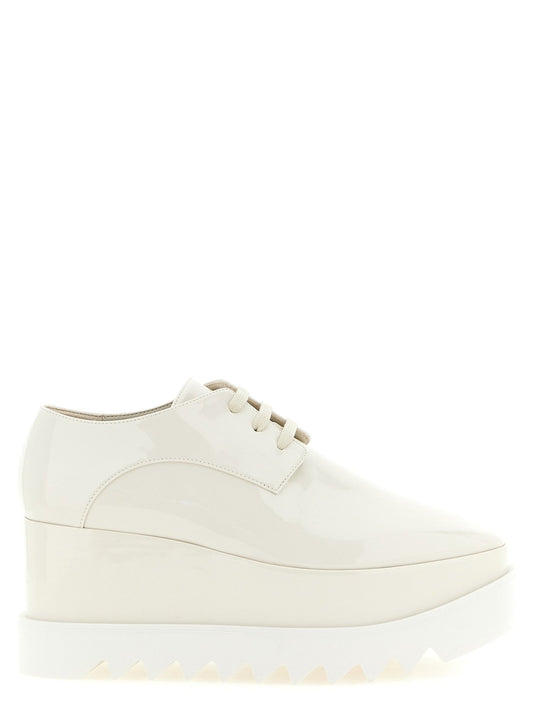 Stella McCartney White Polyethylene Wedge Sandals - HBPS Beauty & Fashion