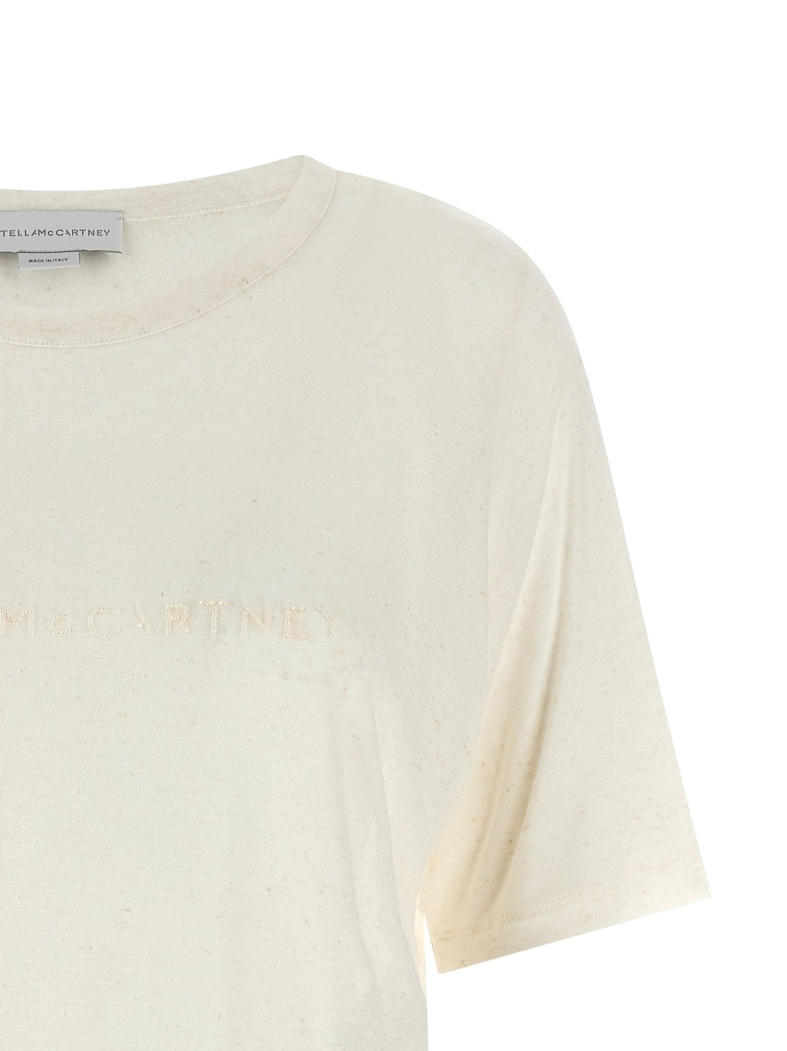 Stella McCartney White Viscose T-Shirt - HBPS Beauty & Fashion