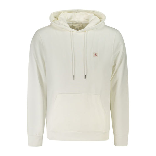 Sweat à capuche Calvin Klein homme en coton blanc – CA-47874 - HBPS Beauty & Fashion