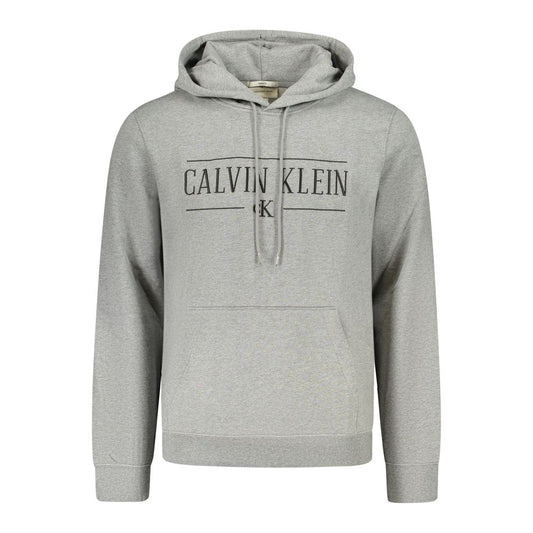 Sweat à capuche Calvin Klein homme en coton gris – CA-47826 - HBPS Beauty & Fashion