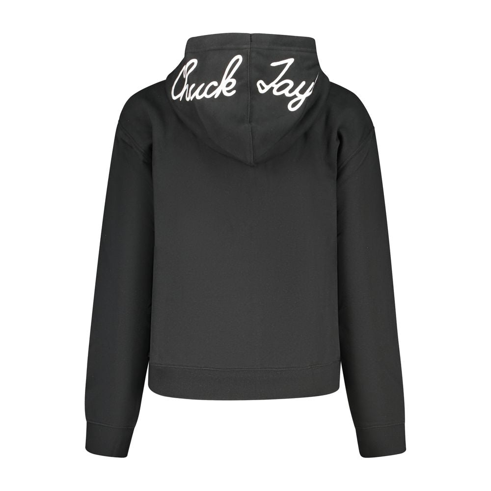 Sweat à capuche Converse femme en coton noir – CO-47911 - HBPS Beauty & Fashion