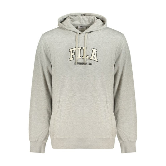 Sweat à capuche Fila homme Rifredi en coton gris – FI-45394 - HBPS Beauty & Fashion