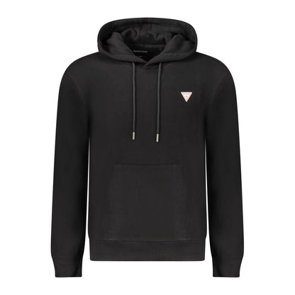 Sweat à capuche Guess Jeans homme slim en coton bio noir – GU-39046 - HBPS Beauty & Fashion