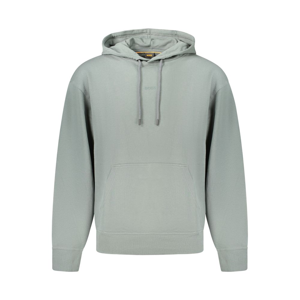 Sweat à capuche Hugo Boss homme en coton vert – BO-48136 - HBPS Beauty & Fashion