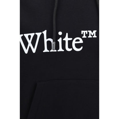 Sweat à capuche Off-White homme Bookish Scarf en coton noir – OF-OMBB12NF26FLE00900001 - HBPS Beauty & Fashion