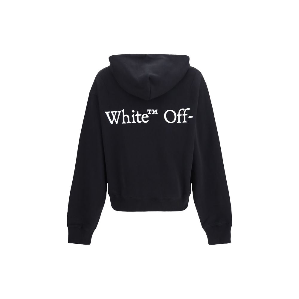 Sweat à capuche Off-White homme Bookish Scarf en coton noir – OF-OMBB12NF26FLE00900001 - HBPS Beauty & Fashion