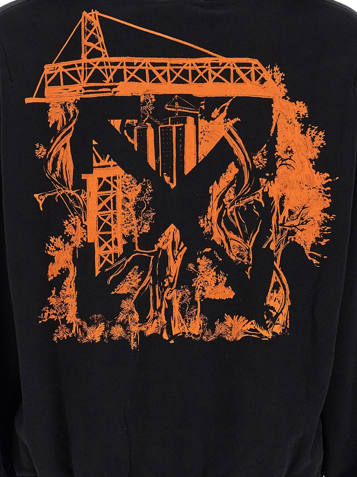 Sweat à capuche Off-White homme City Nature en coton noir – OF-340242 - HBPS Beauty & Fashion