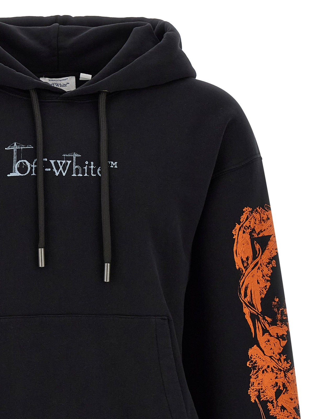 Sweat à capuche Off-White homme City Nature en coton noir – OF-340242 - HBPS Beauty & Fashion