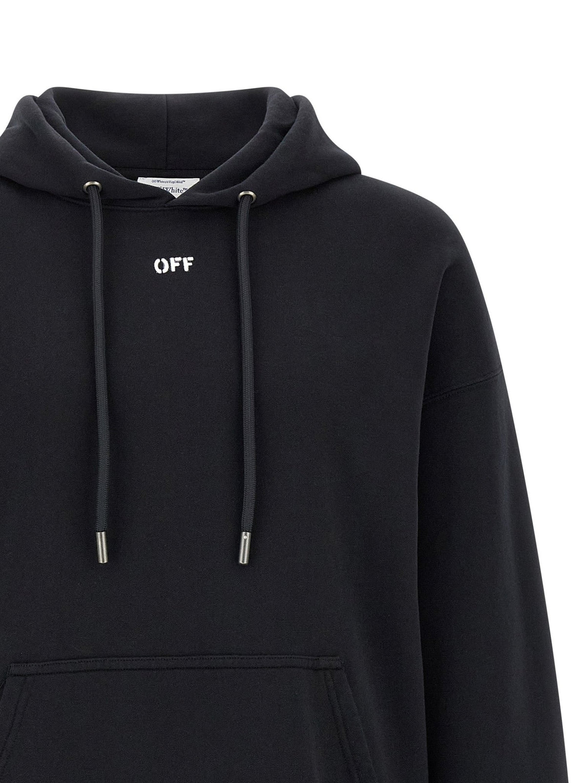 Sweat à capuche Off-White homme en coton noir – OF-330559 - HBPS Beauty & Fashion