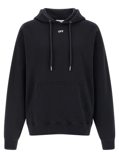 Sweat à capuche Off-White homme en coton noir – OF-330559 - HBPS Beauty & Fashion