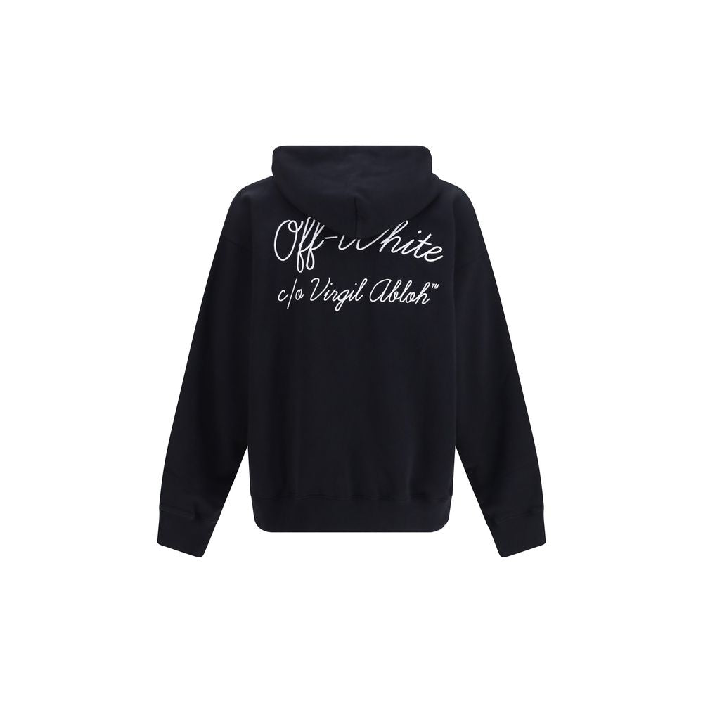 Sweat à capuche Off-White homme Script Logo Skate en coton noir – OF-OMBB085F26FLE00U00001 - HBPS Beauty & Fashion