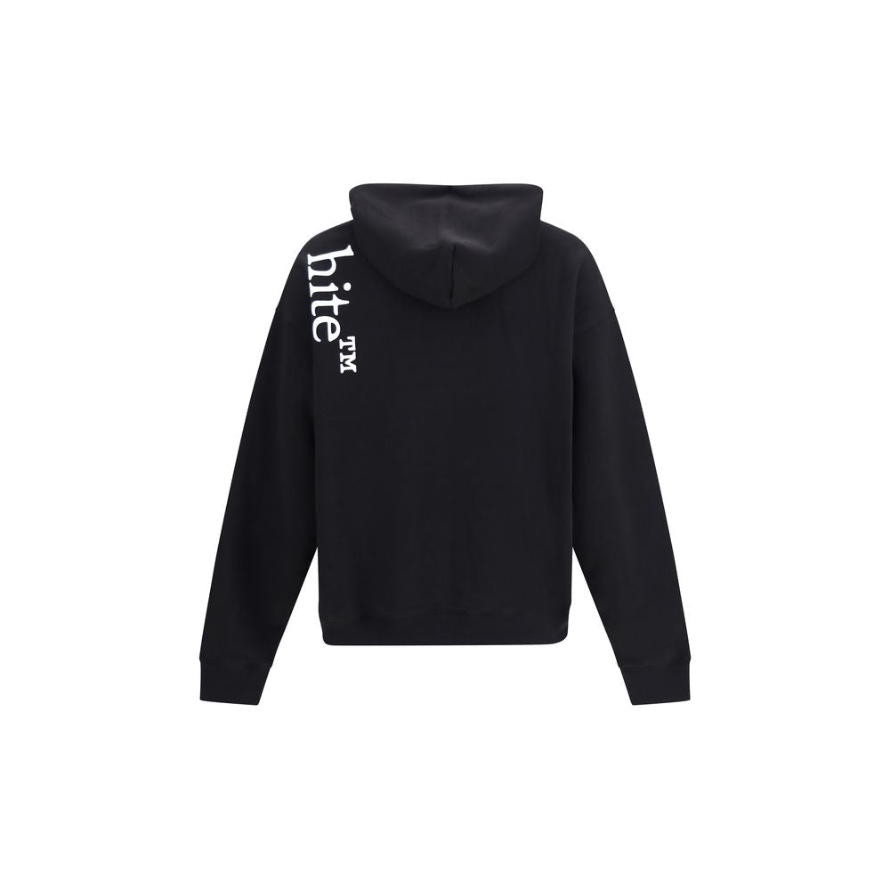 Sweat à capuche Off-White homme Vertical Bookish Skate en coton noir – OF-OMBB085F26FLE00O00001 - HBPS Beauty & Fashion