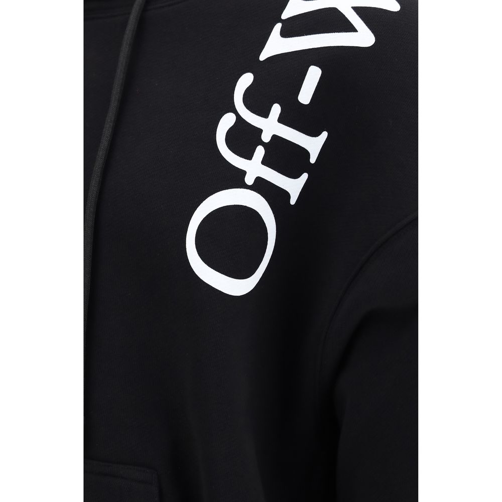 Sweat à capuche Off-White homme Vertical Bookish Skate en coton noir – OF-OMBB085F26FLE00O00001 - HBPS Beauty & Fashion