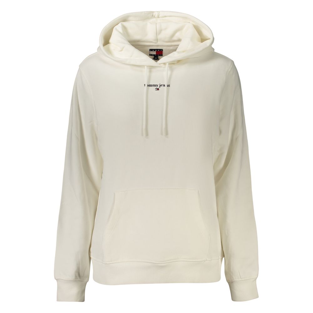 Sweat à capuche Tommy Hilfiger femme en coton blanc – TO-48052 - HBPS Beauty & Fashion
