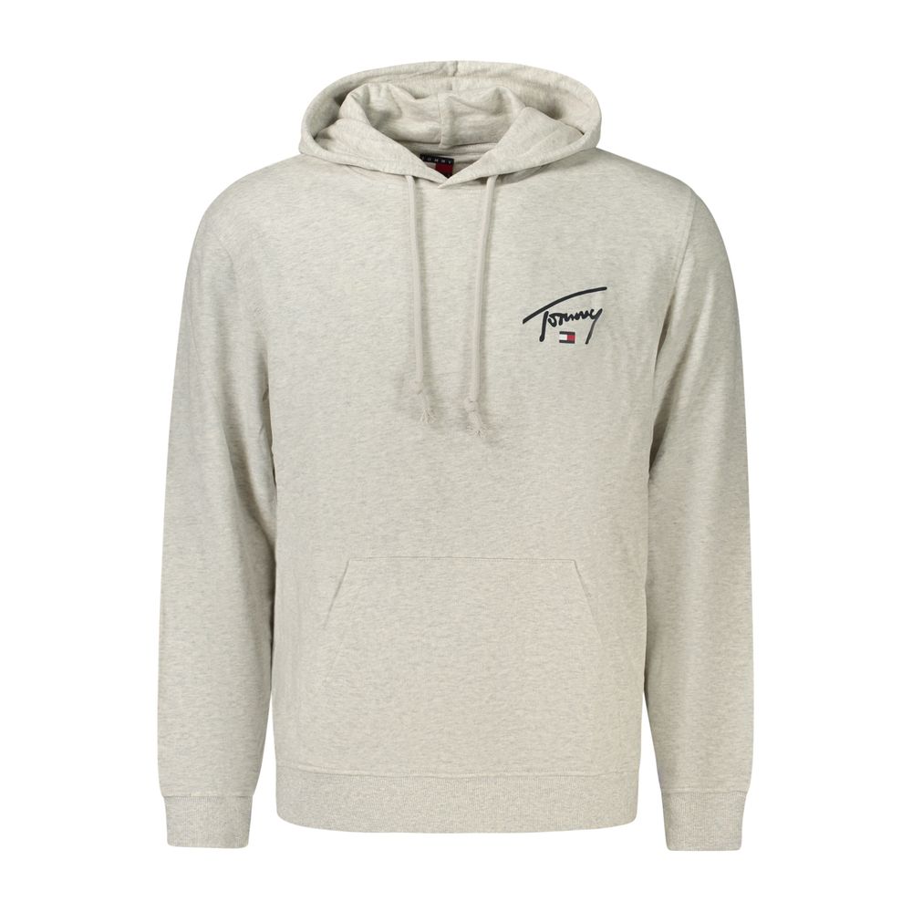 Sweat à capuche Tommy Hilfiger homme en coton gris – TO-48049 - HBPS Beauty & Fashion