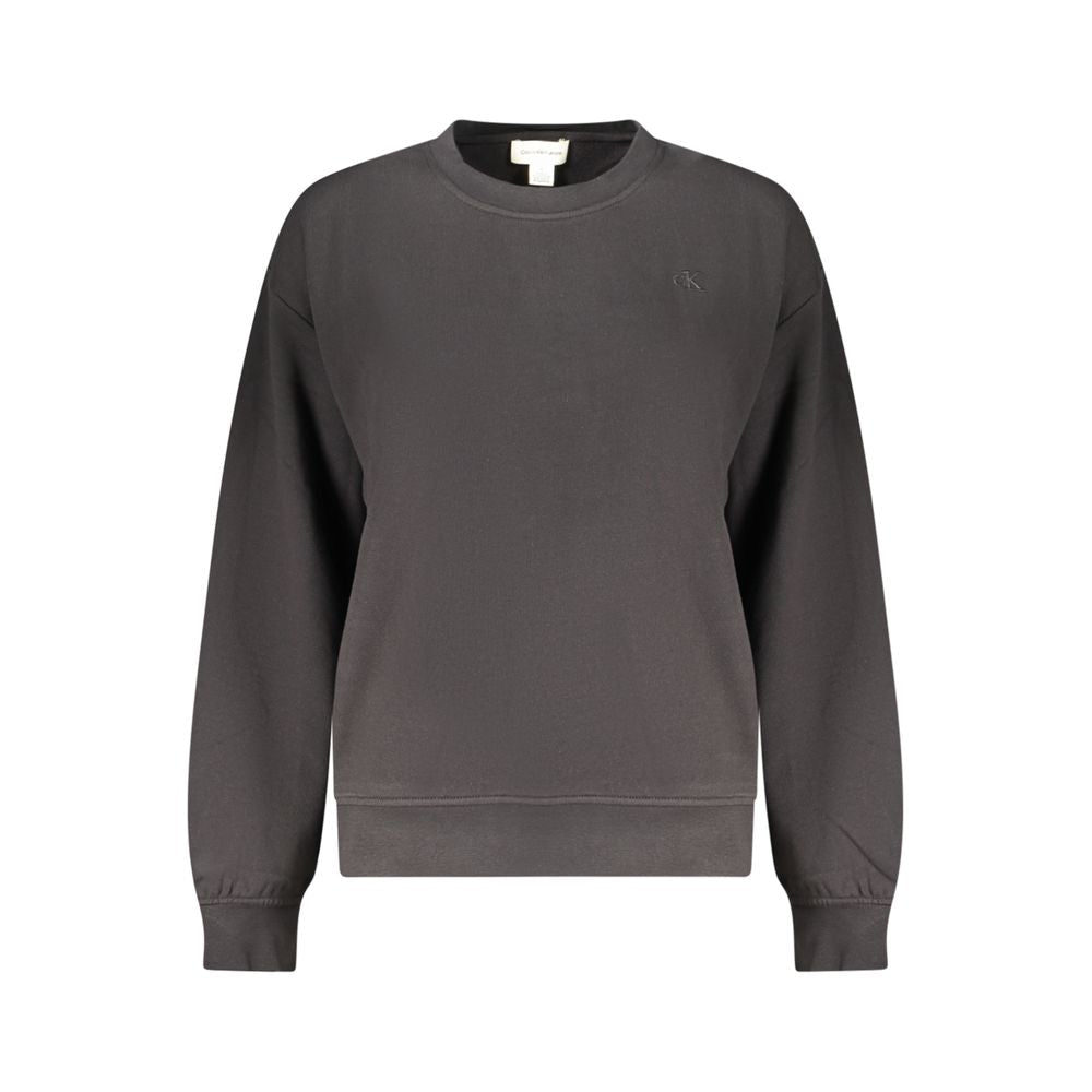 Sweat-shirt Calvin Klein femme en coton noir – CA-45645 - HBPS Beauty & Fashion