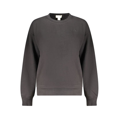 Sweat-shirt Calvin Klein femme en coton noir – CA-45645 - HBPS Beauty & Fashion