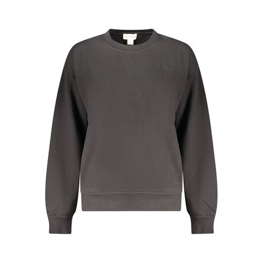 Sweat-shirt Calvin Klein femme en coton noir – CA-45645 - HBPS Beauty & Fashion