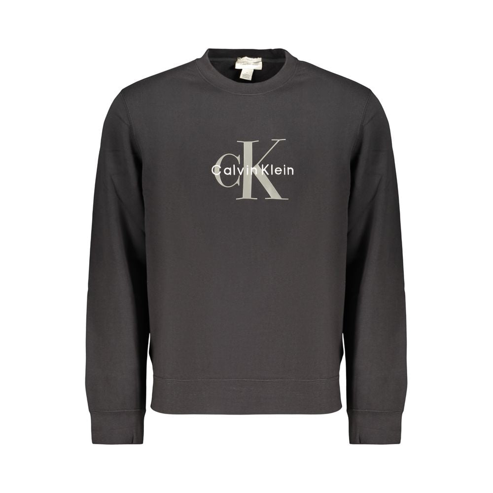 Sweat-shirt Calvin Klein homme en coton noir – CA-46310 - HBPS Beauty & Fashion