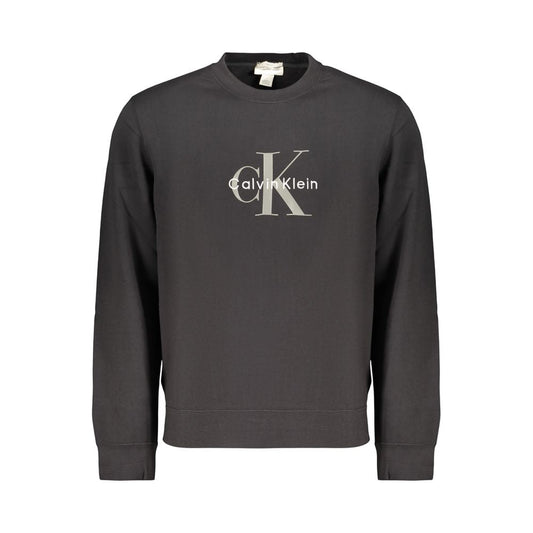 Sweat-shirt Calvin Klein homme en coton noir – CA-46310 - HBPS Beauty & Fashion