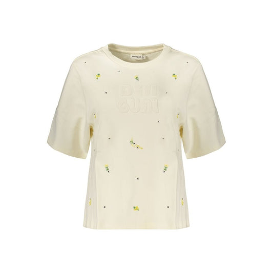 Sweat-shirt Desigual femme Oporto en coton blanc – DE-47169 - HBPS Beauty & Fashion