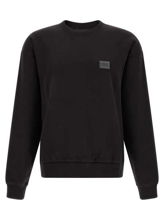 Sweat-shirt Dolce & Gabbana homme en coton noir – DO-341063 - HBPS Beauty & Fashion