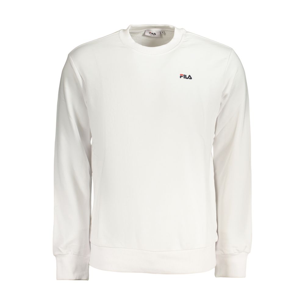 Sweat-shirt Fila homme Leverano en coton blanc – FI-45398 - HBPS Beauty & Fashion
