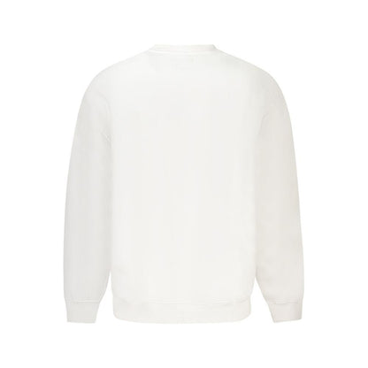 Sweat-shirt Guess Jeans homme oversize en coton bio blanc – GU-39048 - HBPS Beauty & Fashion