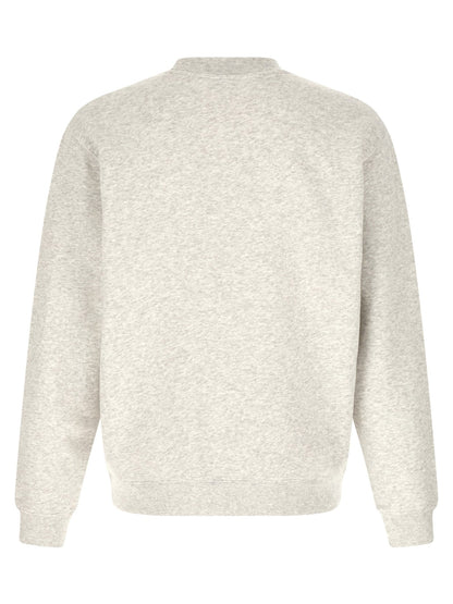 Sweat-shirt Jacquemus homme Le Sweatshirt Gros Grain en coton gris – JA-326933 - HBPS Beauty & Fashion