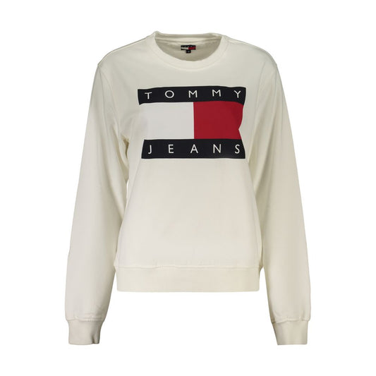 Sweat-shirt Tommy Hilfiger femme en coton blanc – TO-46912 - HBPS Beauty & Fashion