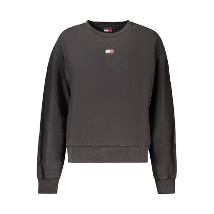 Sweat-shirt Tommy Hilfiger femme en coton noir – TO-46908 - HBPS Beauty & Fashion