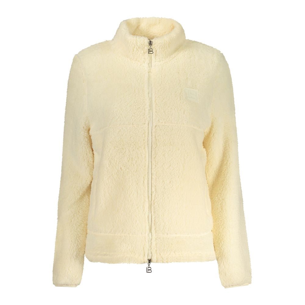 Sweat-shirt zippé Laura Biagiotti femme en polyester beige – LA-42451 - HBPS Beauty & Fashion